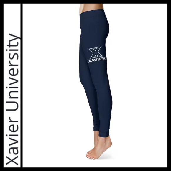 NWOT Xavier Musketeers Yoga Leggings - Picture 1 of 6